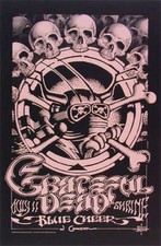 Rare Pink Rick Griffin Grateful Dead Shrine Poster