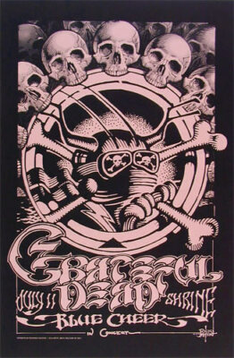 Grateful Dead リックグリフィン ポスター Rare Pink Rick Griffin Grateful Dead Shrine Poster | eBay