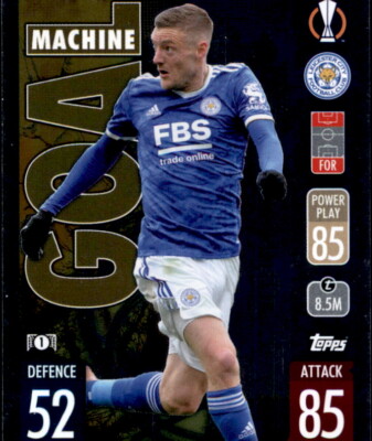 Topps Champions League 2021/2022 Trading Card 99 - Jamie Vardy - Goal Machine