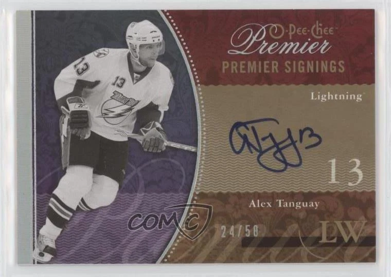 Alex Tanguay 2009/10 Tampa Bay Lightning Jersey