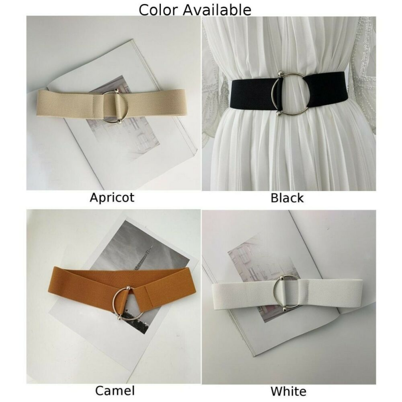 Elastic Decoration Belt Dress Buckle Women Skirt Christmas Gift Matching Accessory