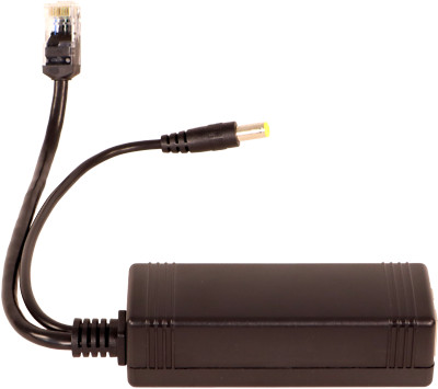 PDT-SPL-2401-100-J - 24 V 1 A 100 Mbps PoE-Splitter 2,1 mm/5,5 mm DC-Buchse