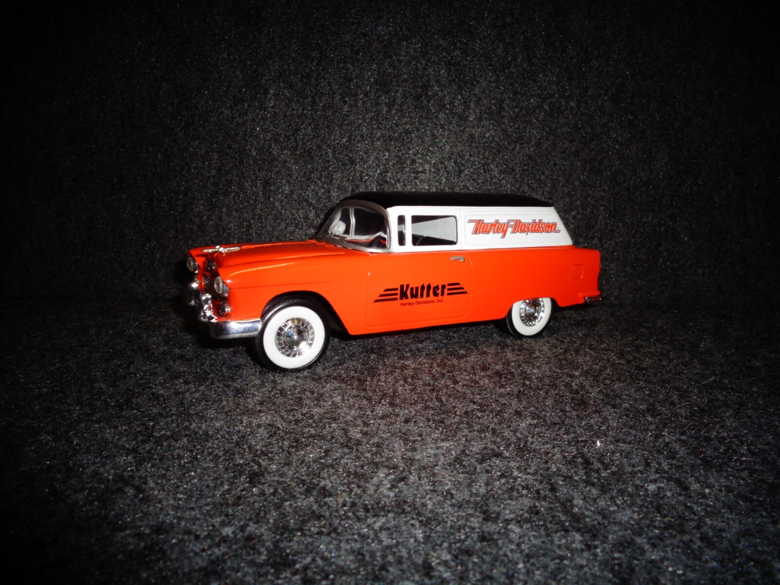 Harley Davidson Collectible Coin Bank KUTTER DELAVAN WI DEALER 1955