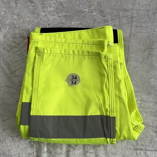 HASHOOB Herren Hi Viz Arbeitshose Cargo Combat Army Hose Grün 34 x 34 - Bild 10 von 10