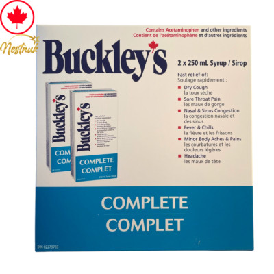 Buckley's Complete Cough & Congestion Syrup 500ml (2x250ml) | From Canada