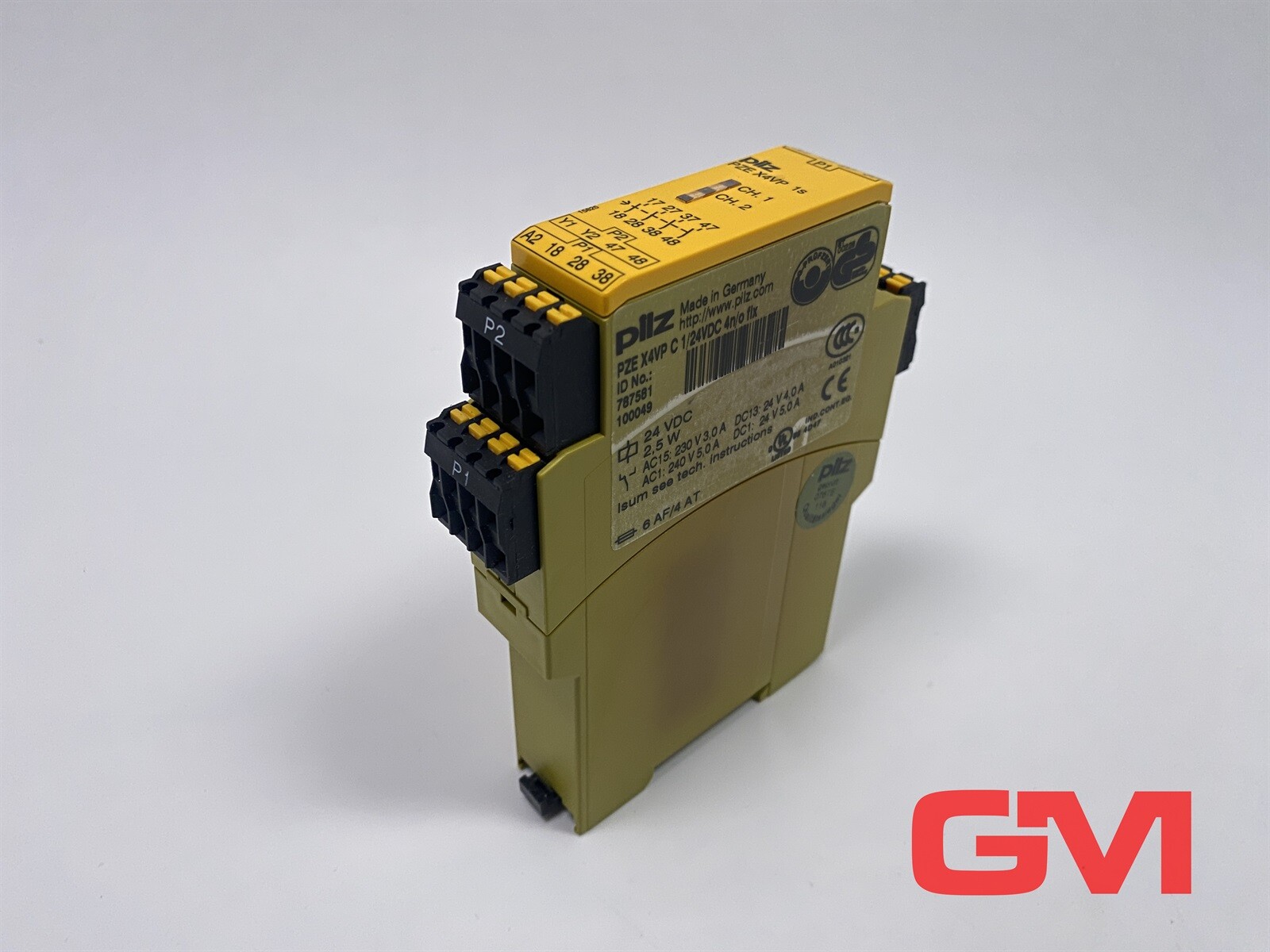 Mushroom Safety Relay PZE X4VP C 1/24VDC 4n/o Fix Safety Relay 787581