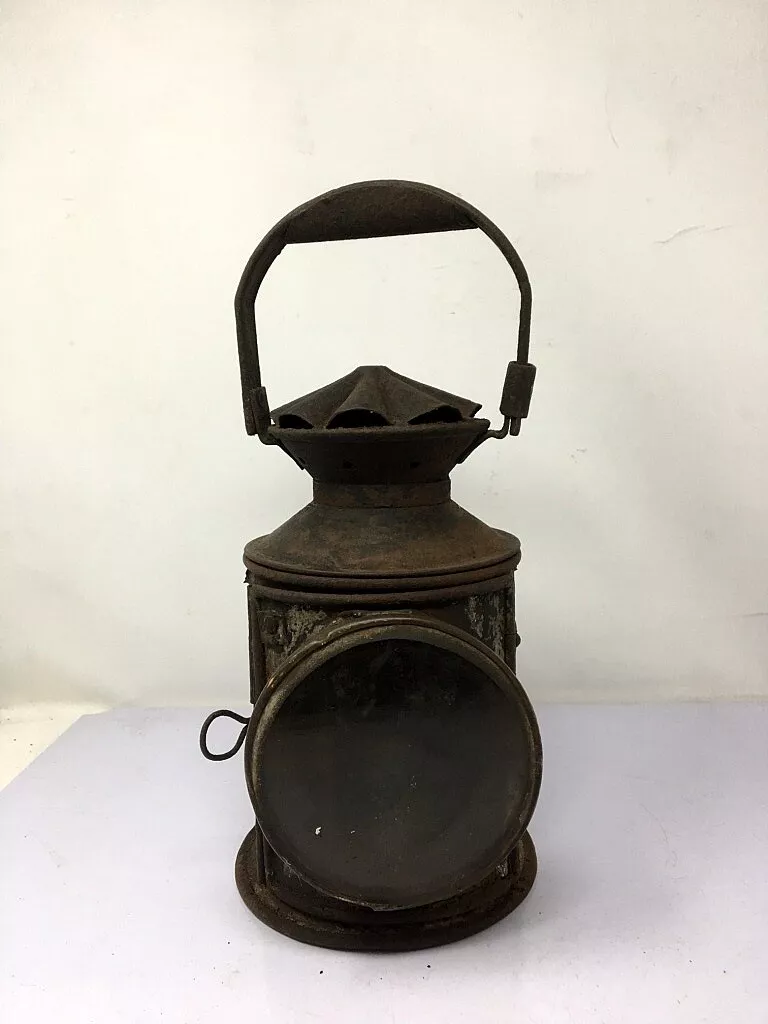 Antique Old Hand forged Iron Indoor Outdoor Candle Light Lanterns