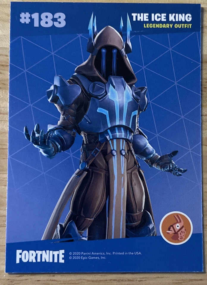 2020 Panini Fortnite Series 2 The Ice King Optichrome Legendary Outfit🔥🔥RARE ! - Image 2 of 3