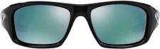OAKLEY VALVE SUNGLASSES 12-837 POLARIZED BLACK IRIDIUM OO9236 POLISHED BLACK
