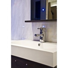 Light Grey Marble 1m x 2.4m x 10mm, Easy to Install Waterproof Bathroom wall