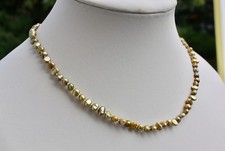 45 cm Süßwasser Perlen Schmuck Perlenkette Halskette Ketten Collier Barock kj01