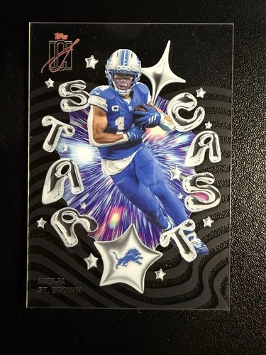 2025 Topps Signature Amon-Ra St. Brown Base (RAW)