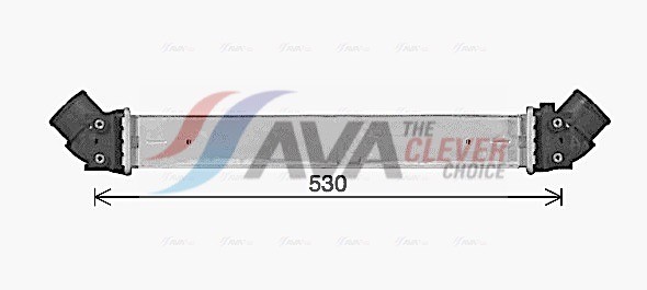 Fits AVA FD4677 INTERCOOLER FORD TRANSIT 260 (2006) 2.2 TDCI  ⭐UK Stock⭐