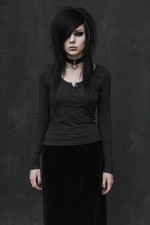 Womens Skirt Size M Black Velvet Maxi Vintage Whimsigoth Dark Academia Elegant