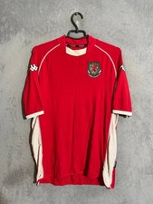 Wales Vintage Jersey Home football Soccer shirt 2002 - 2004 Kappa Men Size XL