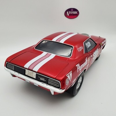 1970 PLYMOUTH HEMI CUDA 1:18 SUPER STOCK MAGAZINE TRITAK & MORGAN