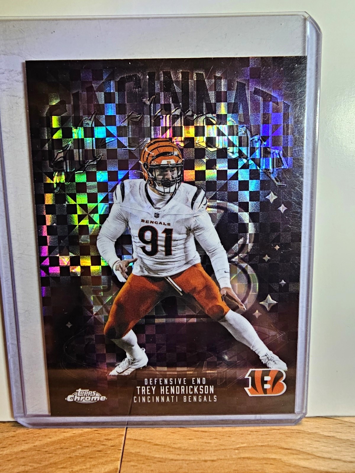Topps 2025 Topps Chrome Trey Hendrickson Cincinnati Bengals All-Chrome #ACT-16