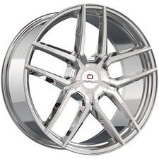 Cavallo Clv-55 18x8 5x1005x4.5 35mm Nano Chrome Wheel Rim 18 Inch