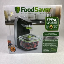 Food Saver Fresh Food Preservation System Storage Vacuum Sealer W Container+Bags