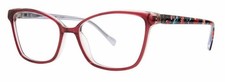 Vera Bradley GENEVIVE PERENNIALS NOIR Eyeglasses 100 Authentic Boutique Display