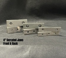 Wilton Vise Jaws for Machinist Bullet 4" Models - Hardened and USA Made