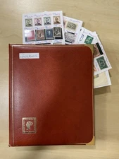 Luxembourg stamps. 1800 on. Album + approval book leaves. D/101