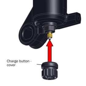 Cane Creek Helm Negative Air Cap - Replacement Exterior Knob for Suspension