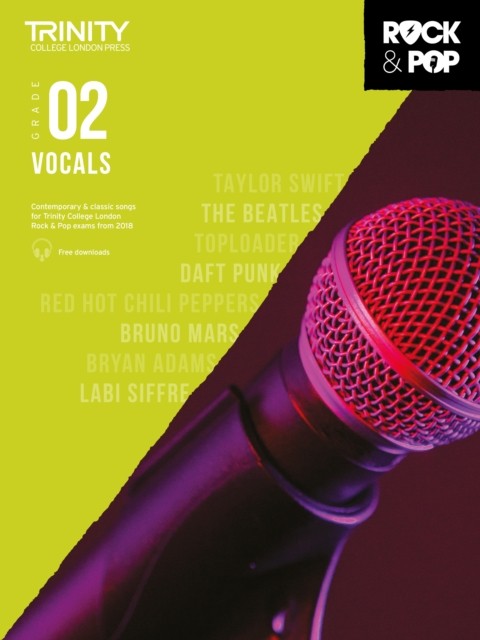 Trinity Rock Pop 2018 Vocals Grade 2