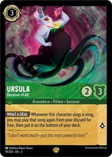 Ursula - Deceiver of All - Into the Inklands NM Disney Lorcana Card