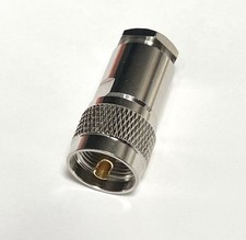 UHF Male PL259 Clamp Solder LMR400 RG8 RG213 RF Connector USA High Quality