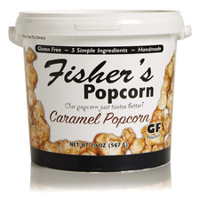 Fisher'S Popcorn Caramel Popcorn, Gluten Free, 5 Simple Ingredients, Handmade, N
