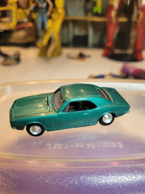 Mego Jet Wheels Super Speedy Tuffy Jets AMT Pups Camaro Aqua Black Interior 1968