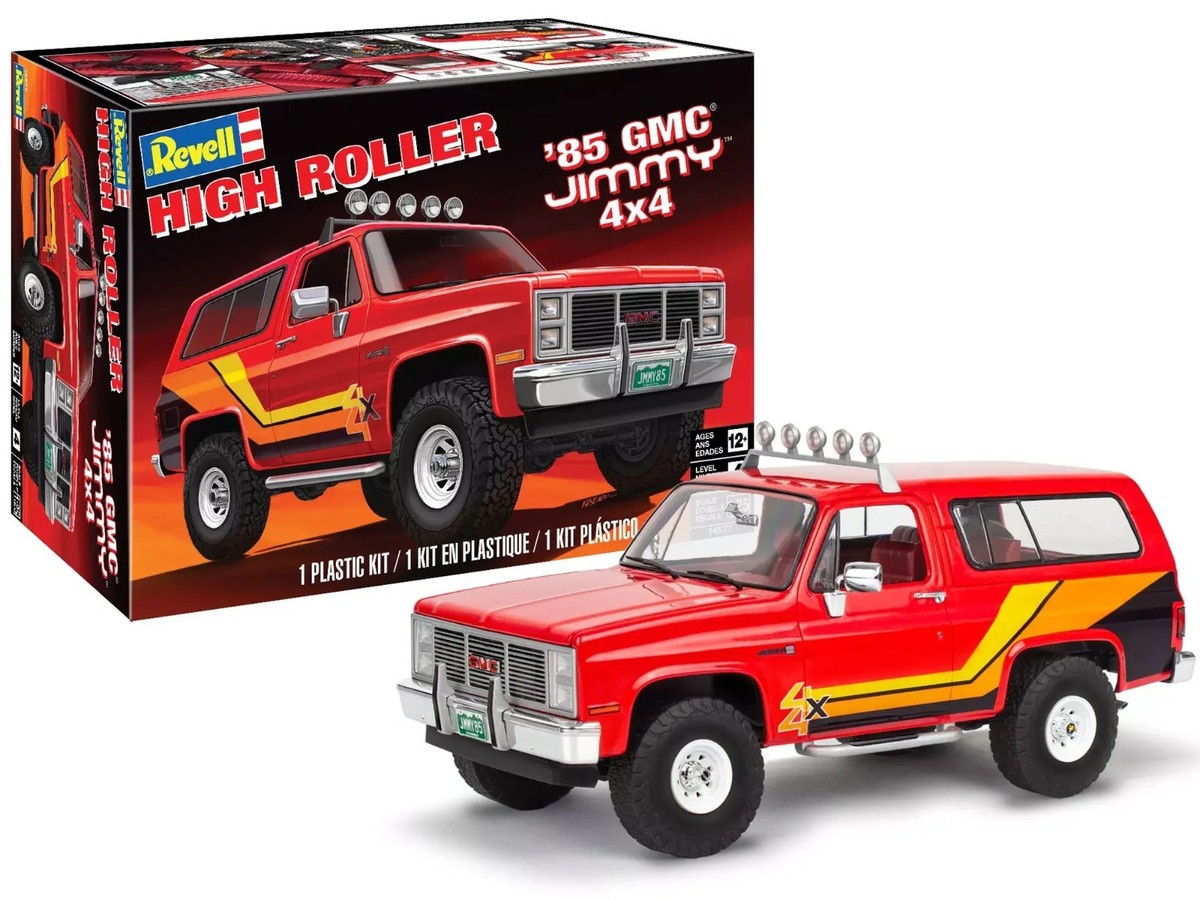 LEVEL 4 MODEL KIT 1985 GMC JIMMY 4X4 HIGH ROLLER 1/25 SCALE BY 