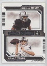 2023 Panini Contenders Round Numbers Jakorian Bennett Aidan O'Connell #18 14dq