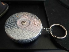 Key-Bak Reel Pasadena CA 91107 belt holder metal chain retractable VINTAGE