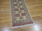 Turkish Oushak,Geometric Multicolored Rug,Handmade Bohemian Bokara Rug 2.1x7.7 — photo 10