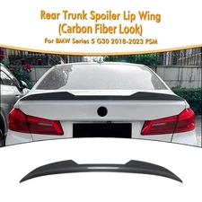 Rear Trunk Spoiler Wing Body Kit For BMW 5 Series G30 2018-2023 2021 PSM Style