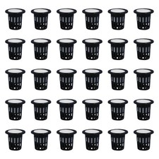 30Pcs Net Pots Mesh Net Cups Convenient Durability Stable Reusable Easy Handling 0.36 per sponge