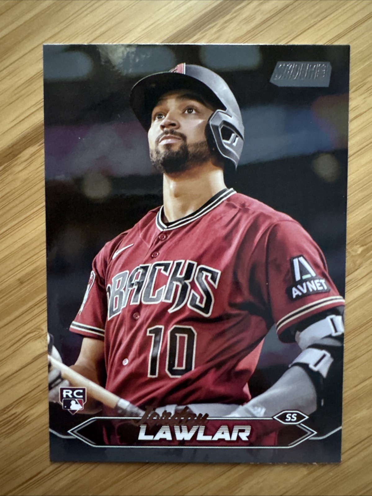 Jordan Lawlar 2024 Topps Stadium Club - RC Black Foil Arizona Diamondbacks #12