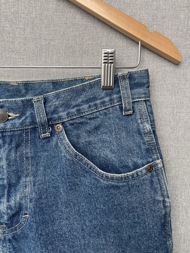 Dickies Men's Carpenter Jeans Size W28 L29 Blue Straight Leg Stone Wash Denim - Picture 7 of 18