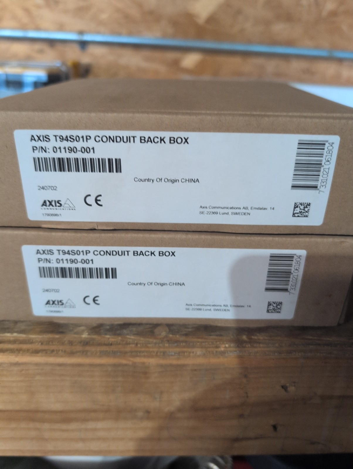 Axis T94S01P Conduit Back Box