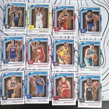 Donruss 2023-24 NBA Rated Rookie 12 Cards Cody Williams Tristen Newton