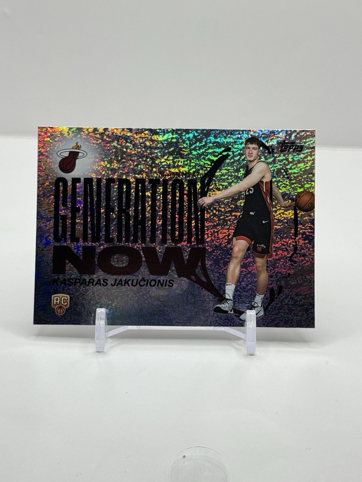 2025-26 Topps - Kasparas Jakucionis - HOLO FOIL Generation Now #GN-20 RC