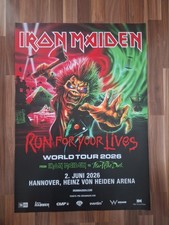 IRON MAIDEN - Run For Your Lives Tour - Plaka...