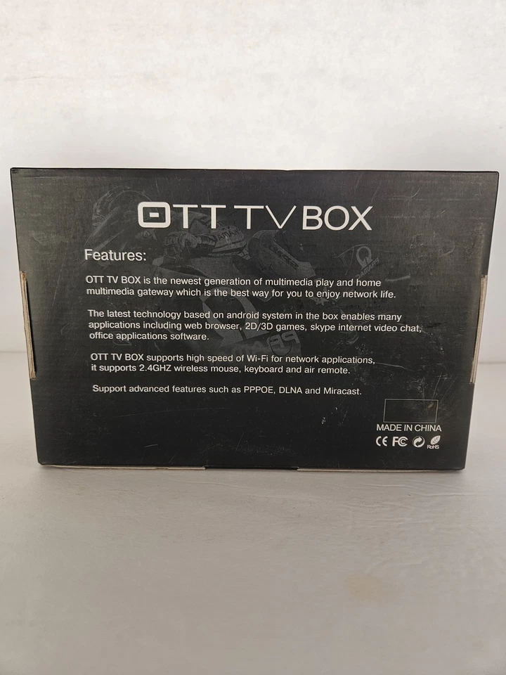 MXQ Pro 4K OTT TV BOX INTERNET TV Multimedia Gateway CPU 64 BIT, Quad Core= - Image 2 of 3