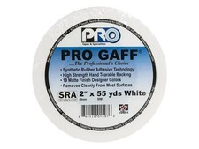 PRO GAFF White Gaffers Tape - 2 inch X 55 yards