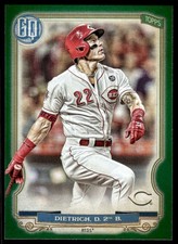 2020 Topps Gypsy Queen Green Derek Dietrich Miami Marlins #65