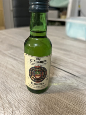 The Clansman Hamilton Single Malt Scotch Whisky Through Scotland Miniatur 