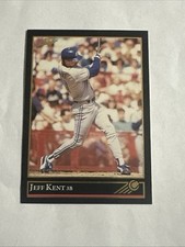 Vtg 1992 Leaf Black Gold #445 JEFF KENT RC SF LA NY Hou 2B 2026 MLB HOF NM/Mt SP