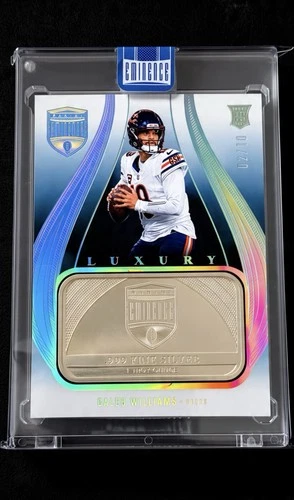 2024 EMINENCE CALEB WILLIAMS ROOKIE SILVER BAR #/10 SEALED CHICAGO BEARS RARE